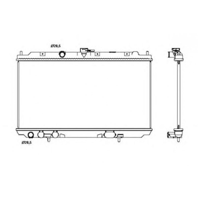 53387 NRF Радіатор охолодження — фото товара №5
