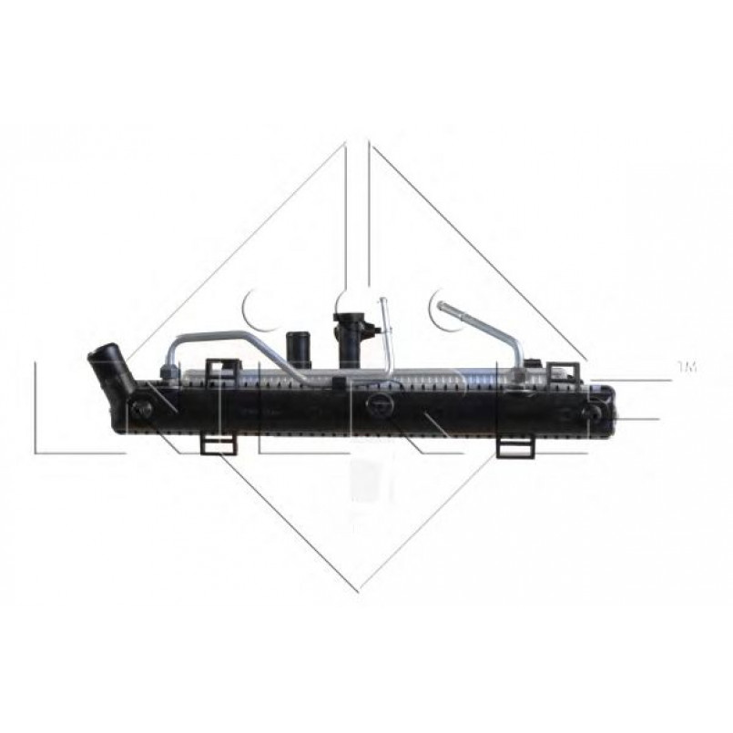 58425 NRF Радіатор охолдження двигуна (AT) HYUNDAI i10 08- — фото товара №5