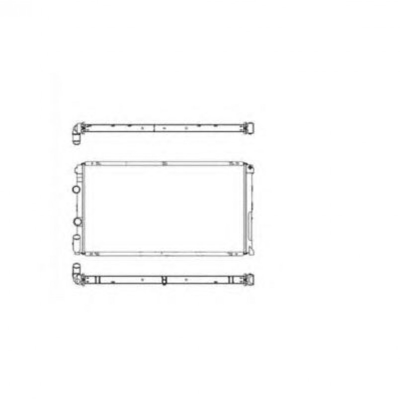 58213 NRF Основной Радіатор двигуна Renault Master Opel Movano 1.5D-2.8D 07.98- — фото товара №5