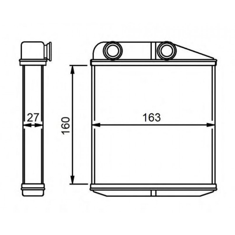 54310 NRF Радіатор опалення — фото товара