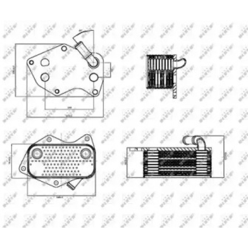 31331 NRF Радіатор масляний — фото товара
