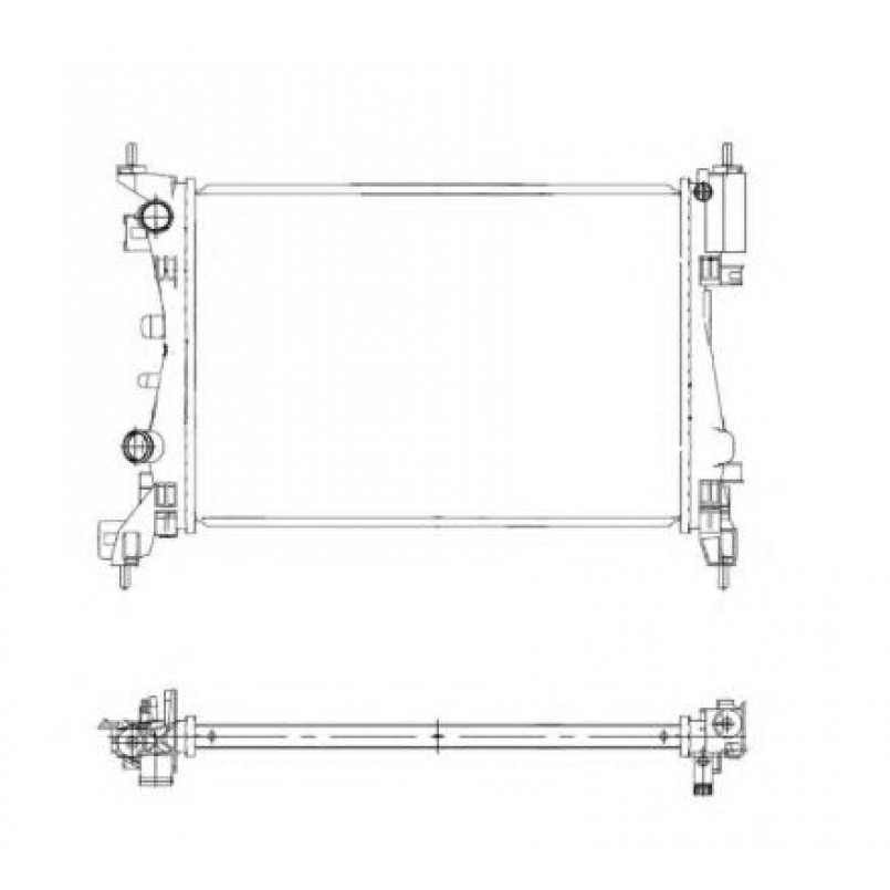 55341 NRF Радіатор охолодження — фото товара №5