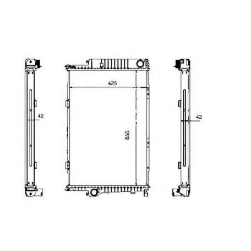 507620 NRF Радіатор охолодження — фото товара