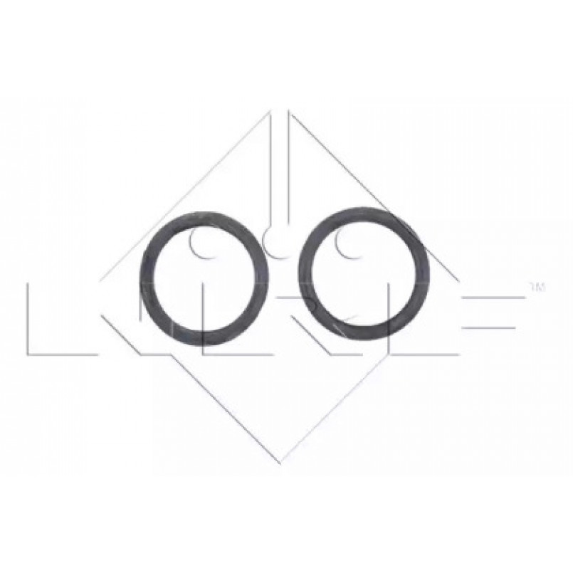 539504 NRF Радіатор охолодження — фото товара №6