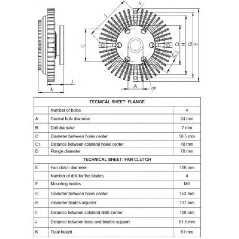 49525 NRF Віскомуфта вентилятора — фото товара №4