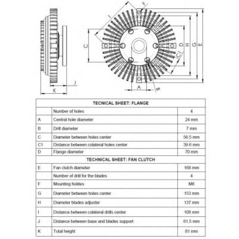 49546 NRF Віскомуфта вентилятора — фото товара №3