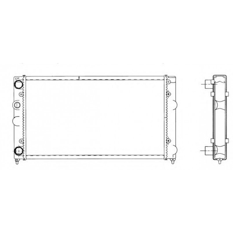 519501 NRF Радіатор охолодження — фото товара