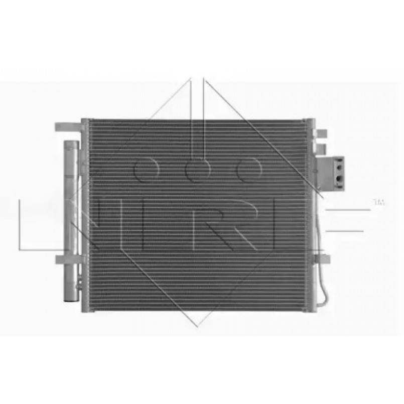 350021 NRF Радіатор кондиціонера — фото товара