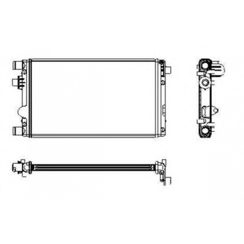 53602 NRF Радіатор охолодження — фото товара №5