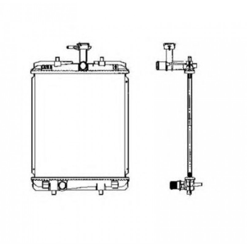 53459 NRF Радіатор охолодження — фото товара №5
