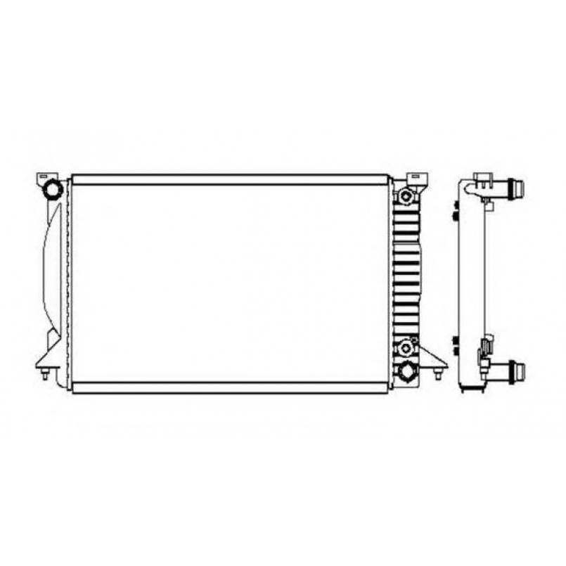 50544 NRF Радіатор охолодження — фото товара №5