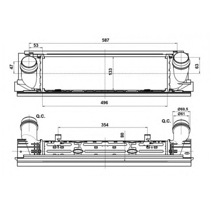 30482 NRF Інтеркуллер — фото товара №3