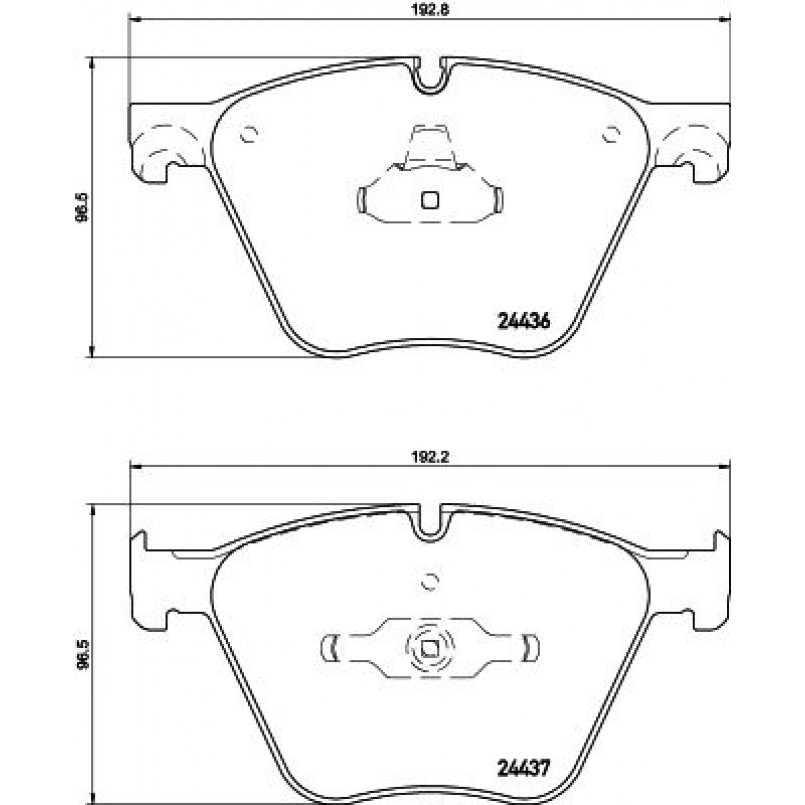 2443601 TEXTAR Гальмівні колодки до дисків — фото товара