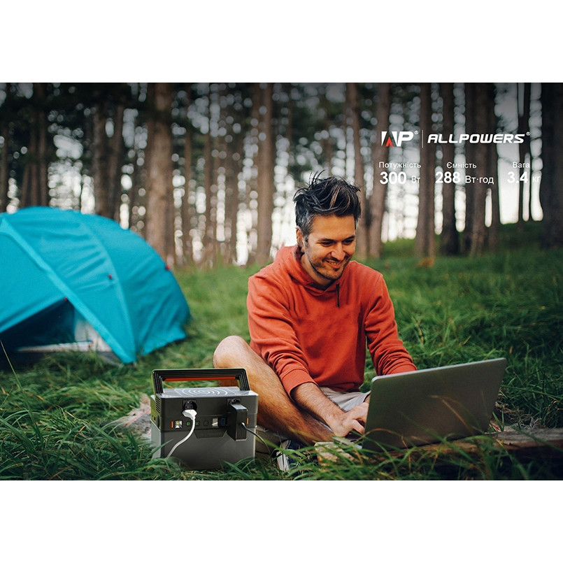 ALLPOWERS  Портативна зарядна станція 300Вт (3шт/уп) — фото товара №5
