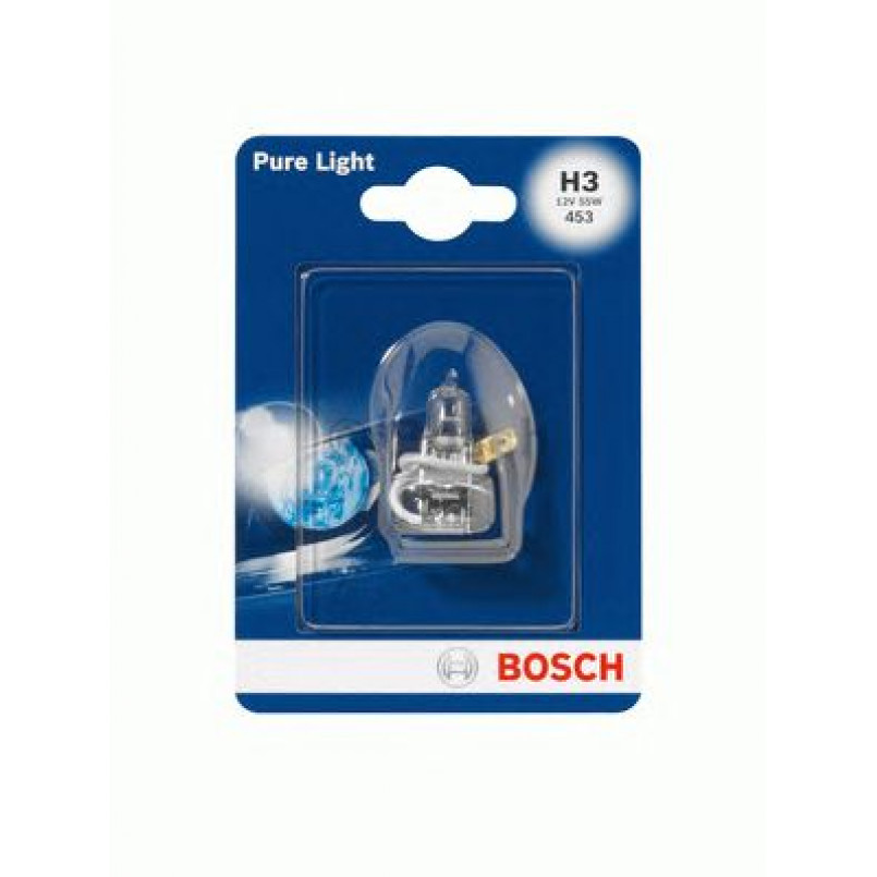 1987301006 BOSCH Лампа H3 12V 55W PK22S PURE LIGHT — фото товара