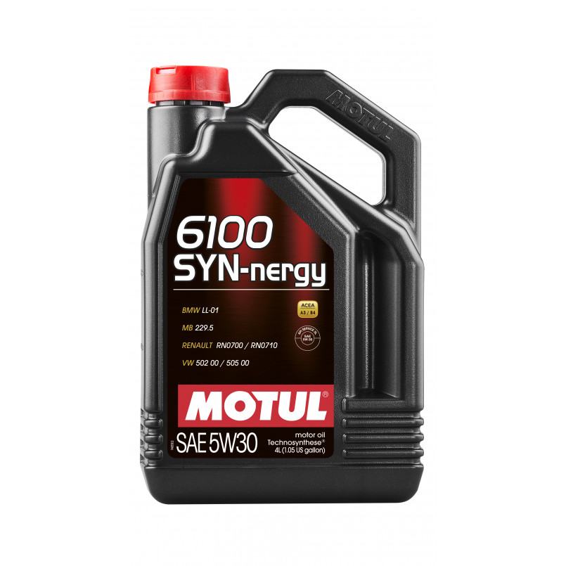 MOTUL 6100 Syn-nergy SAE 5W30 4X4 L — фото товара MOTUL 6100 Syn-nergy SAE 5W30 4X4 L — фото товара