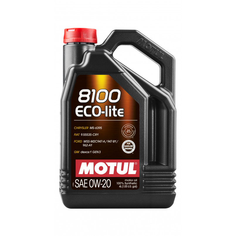 MOTUL 8100 Eco-lite SAE 0W20 4х4 L — фото товара MOTUL 8100 Eco-lite SAE 0W20 4х4 L — фото товара