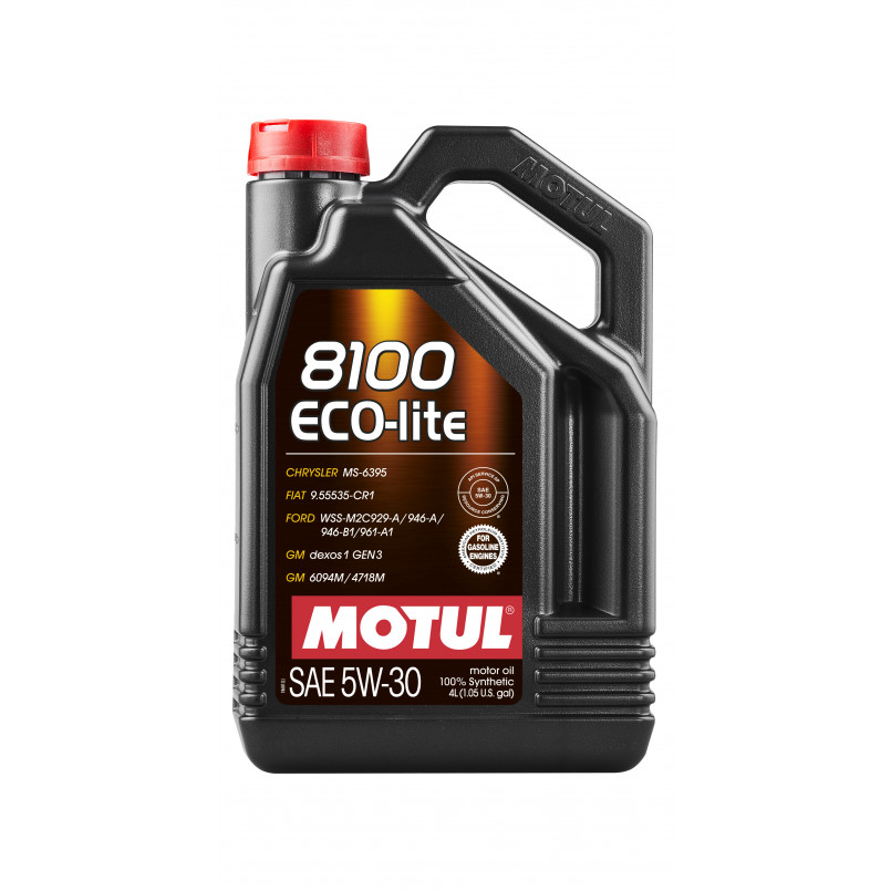 MOTUL 8100 Eco-lite SAE 5W30 4x4 L — фото товара MOTUL 8100 Eco-lite SAE 5W30 4x4 L — фото товара