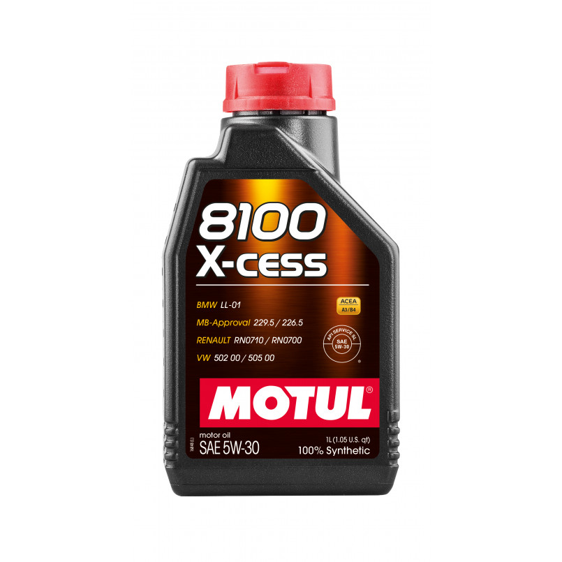 MOTUL 8100 X-cess SAE 5W30 12х1 L — фото товара MOTUL 8100 X-cess SAE 5W30 12х1 L — фото товара