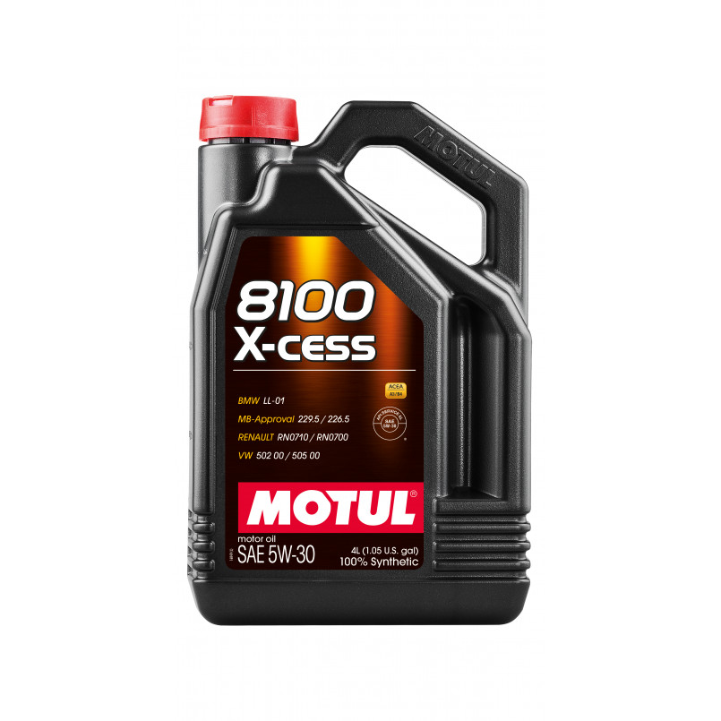MOTUL 8100 X-cess SAE 5W30 4х4 L — фото товара MOTUL 8100 X-cess SAE 5W30 4х4 L — фото товара