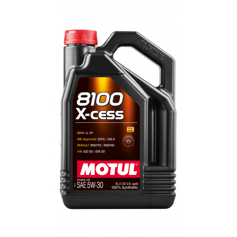 MOTUL 8100 X-cess SAE 5W30 4х5 L — фото товара MOTUL 8100 X-cess SAE 5W30 4х5 L — фото товара