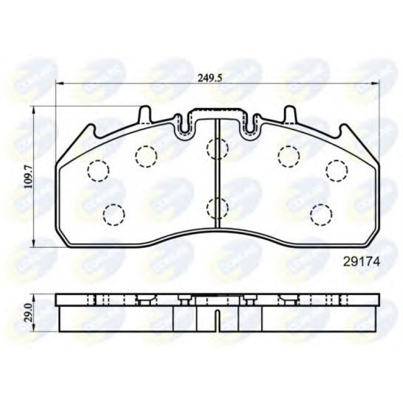 CBP9078MK Comline - Гальмівні колодки до дисків — фото товара