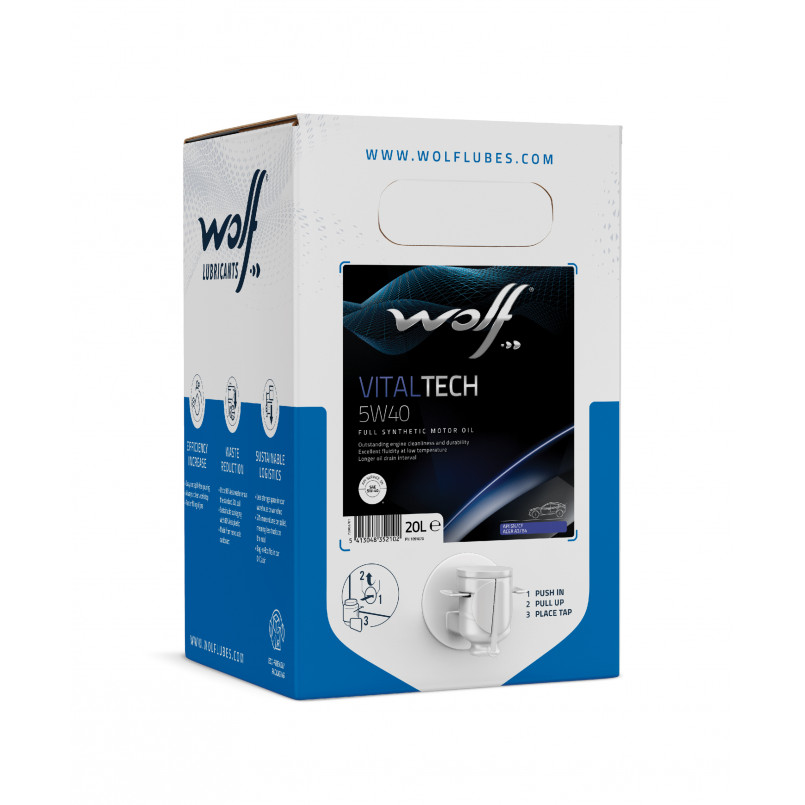 VITALTECH 5W40 BIB 20L — фото товара VITALTECH 5W40 BIB 20L — фото товара