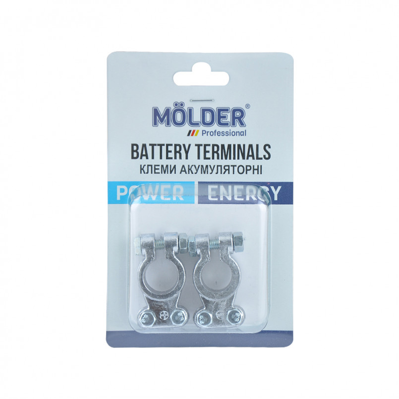MOLDER Клеми акумуляторрні свинець, 200гр., (2шт) — фото товара №1