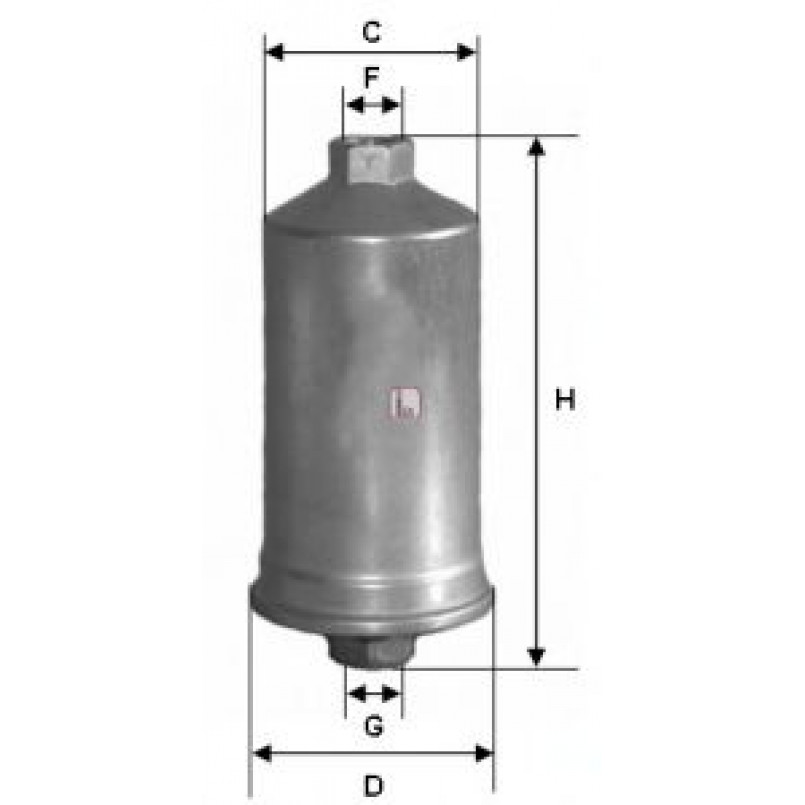 S 1504 B SOFIMA Фільтр палива — фото товара