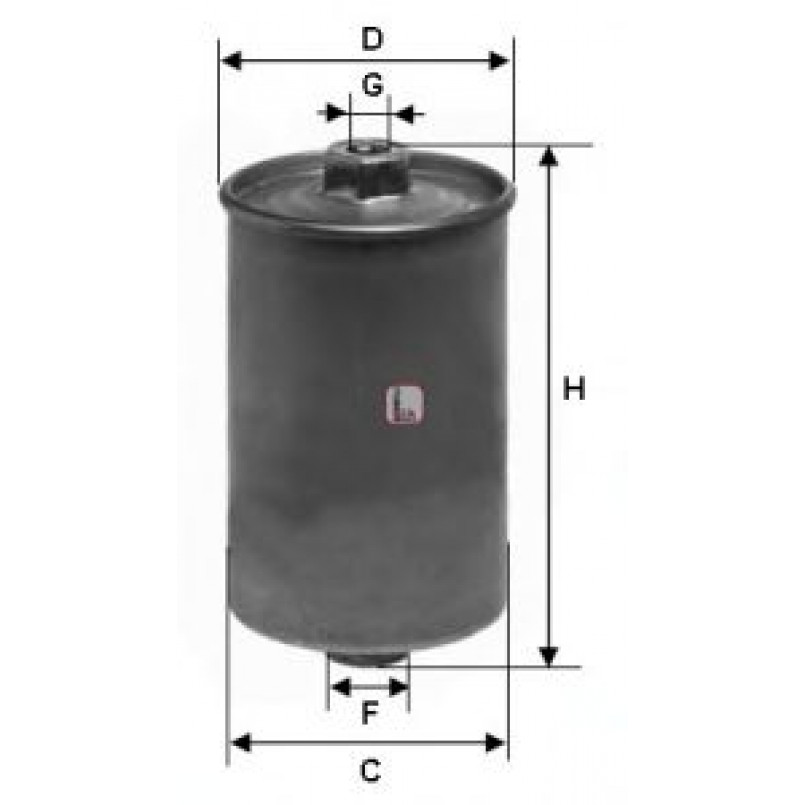 S 1507 B SOFIMA Фільтр палива — фото товара