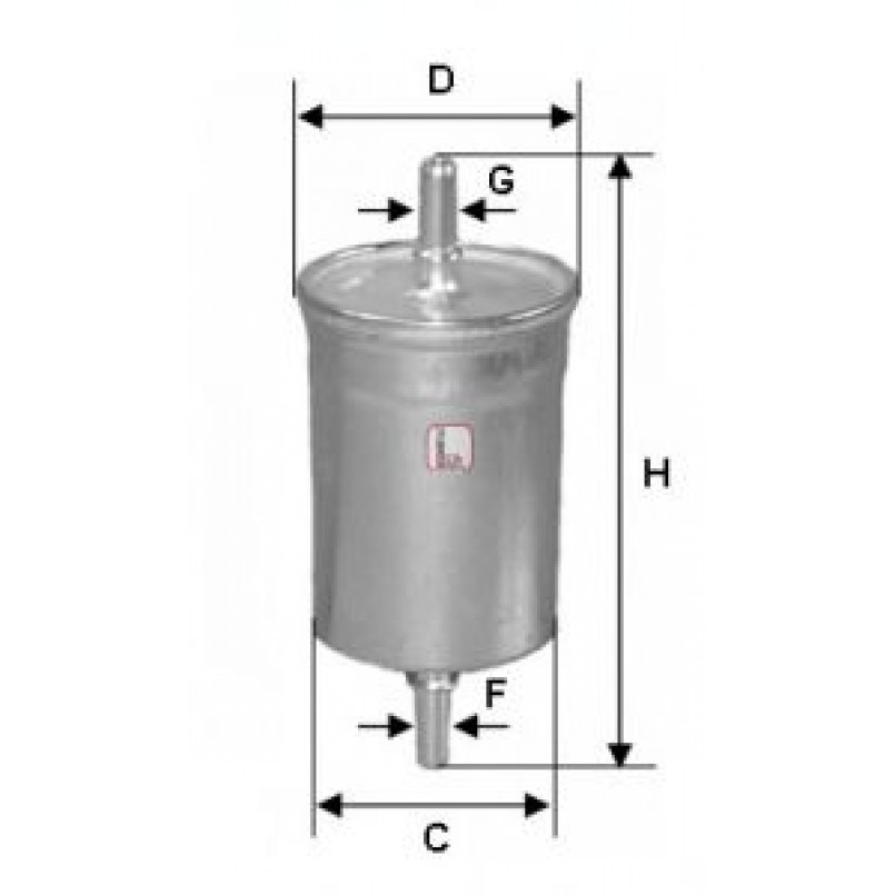 S 1718 B SOFIMA Фільтр палива — фото товара