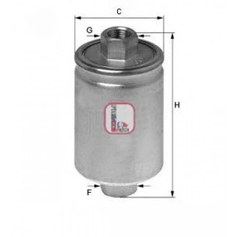 S 1741 B SOFIMA Фільтр палива — фото товара