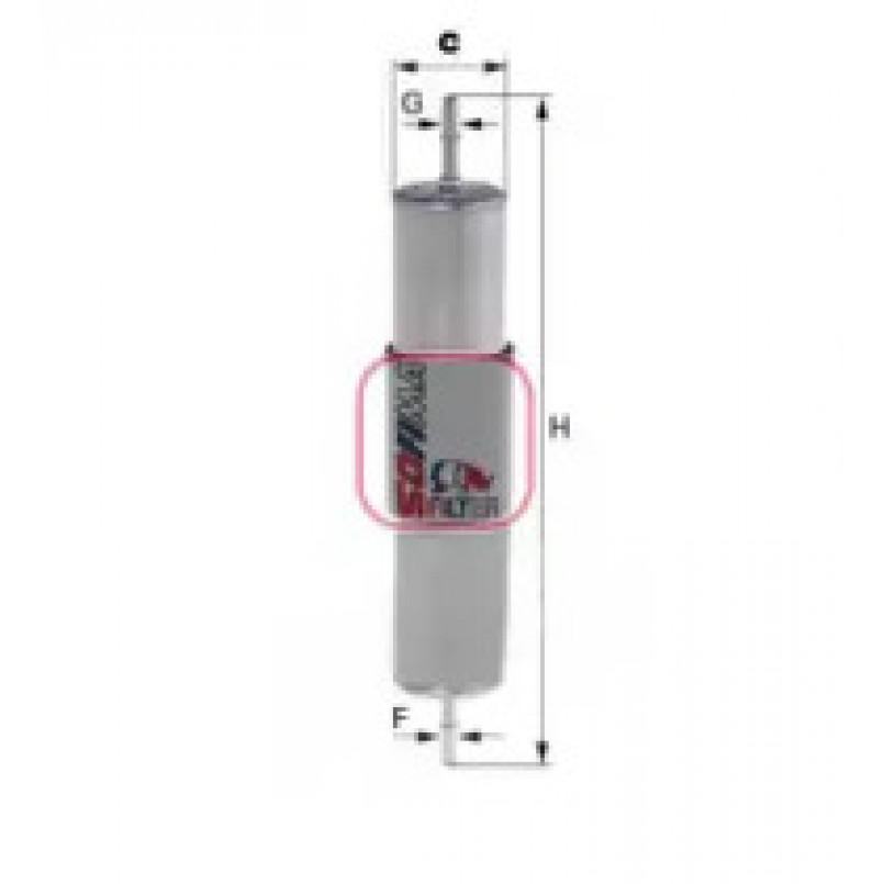 S 1944 B SOFIMA Фільтр палива — фото товара