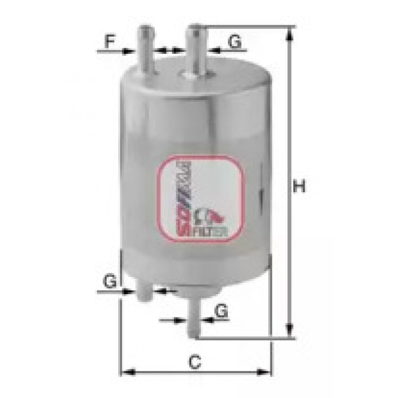 S 1958 B SOFIMA Фільтр палива — фото товара