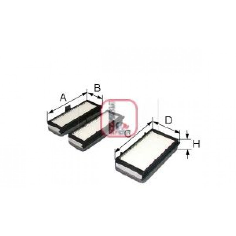 S 3070 C SOFIMA Фільтр салону — фото товара