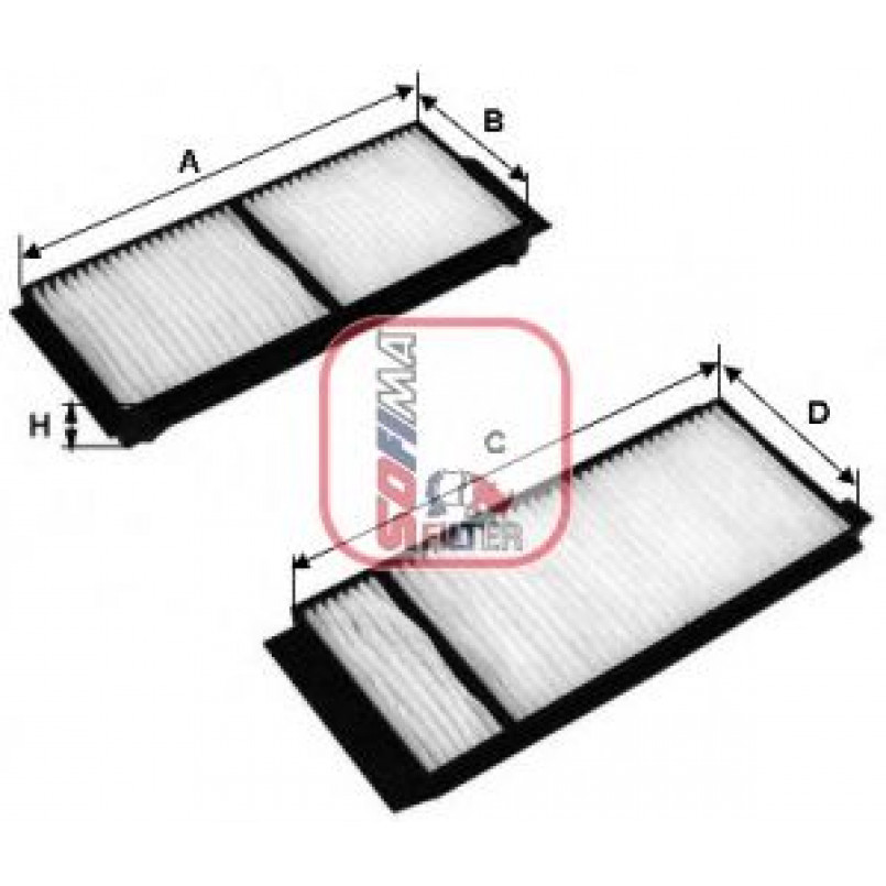 S 3219 C SOFIMA Фільтр салону — фото товара