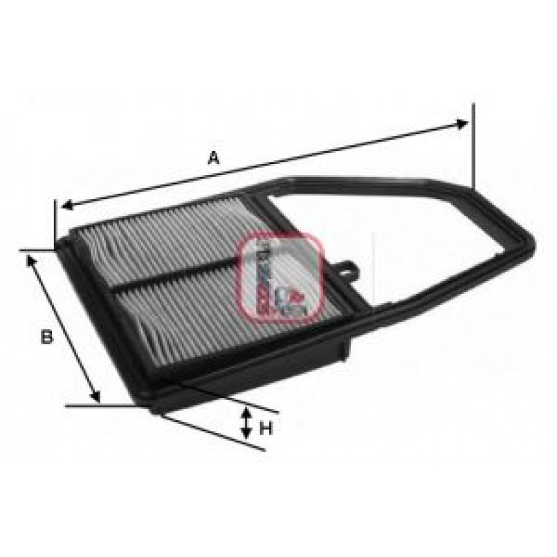 S 3228 A SOFIMA Фільтр повітря — фото товара