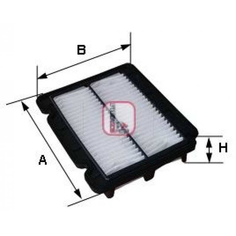 S 3279 A SOFIMA Фільтр повітря — фото товара