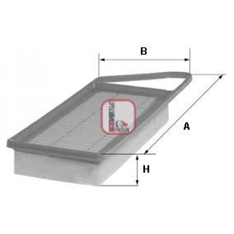 S 3299 A SOFIMA Фільтр повітря — фото товара
