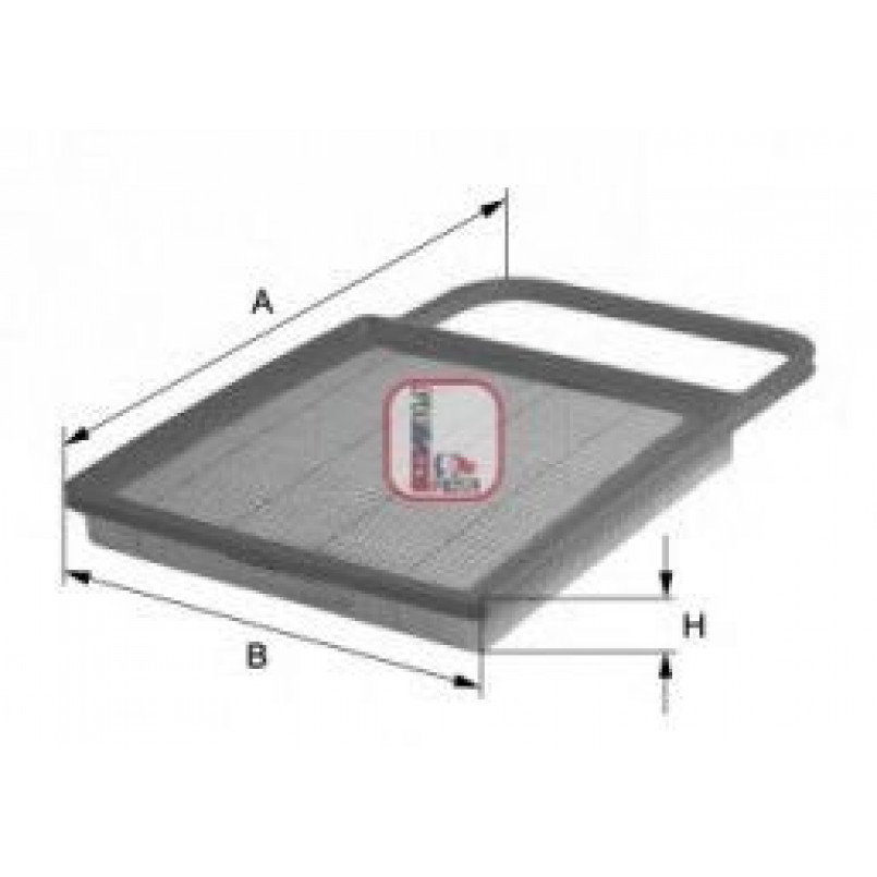 S 3345 A SOFIMA Фільтр повітря — фото товара