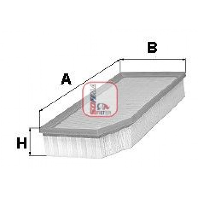 S 3356 A SOFIMA Фільтр повітря — фото товара