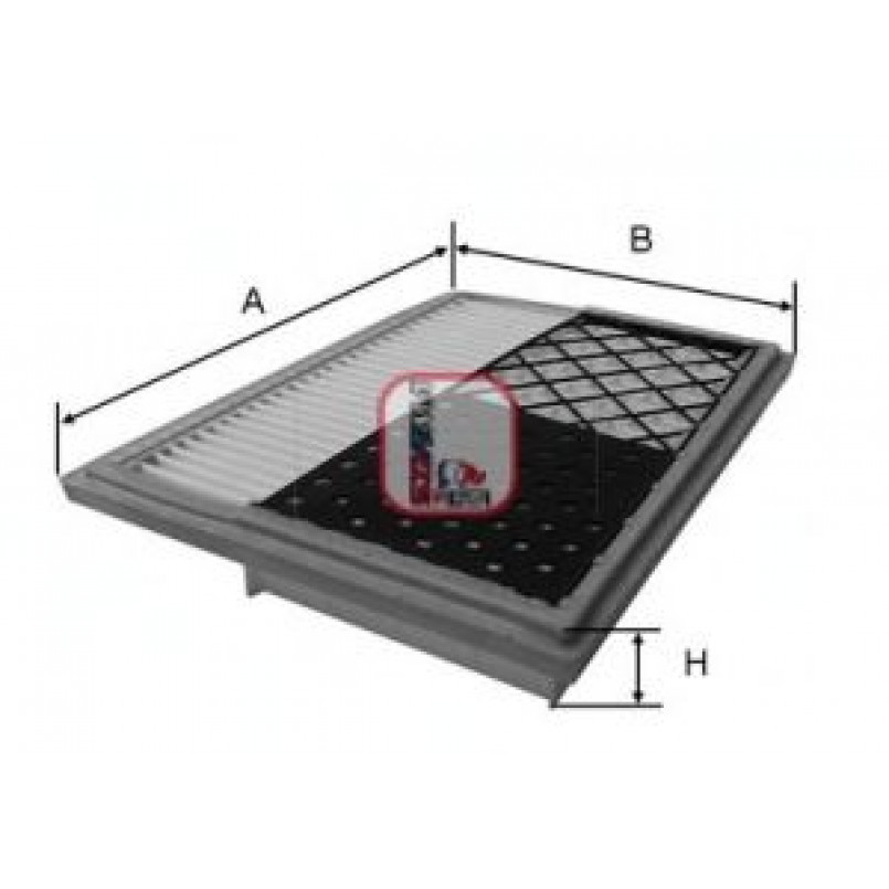 S 3462 A SOFIMA Фільтр повітря — фото товара