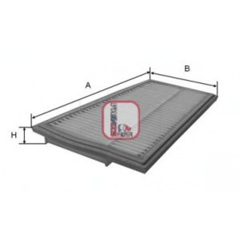 S 3463 A SOFIMA Фільтр повітря — фото товара