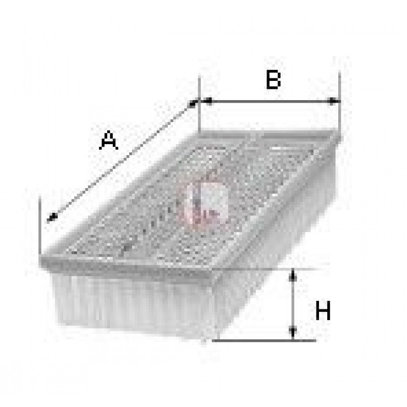 S 3498 A SOFIMA Фільтр повітря — фото товара