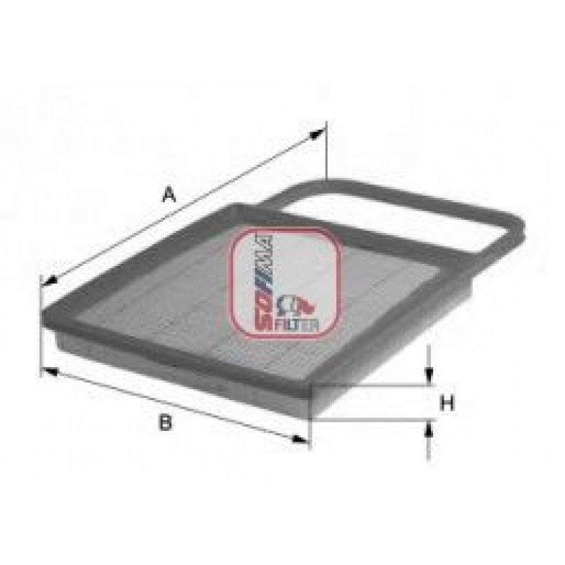 S 3604 A SOFIMA Фільтр повітря — фото товара