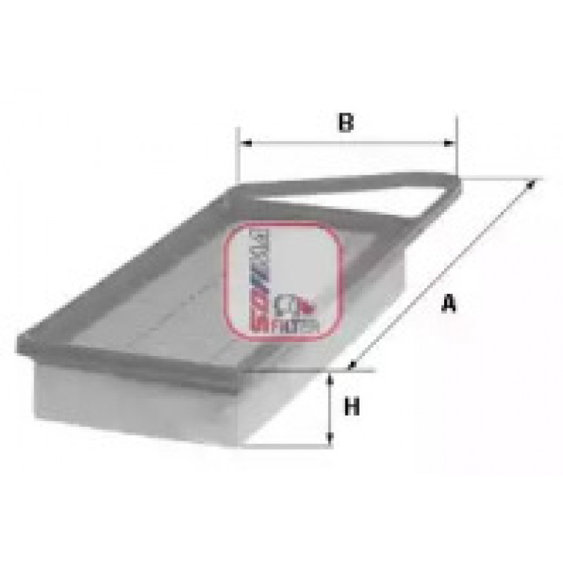 S 3645 A SOFIMA Фільтр повітря — фото товара