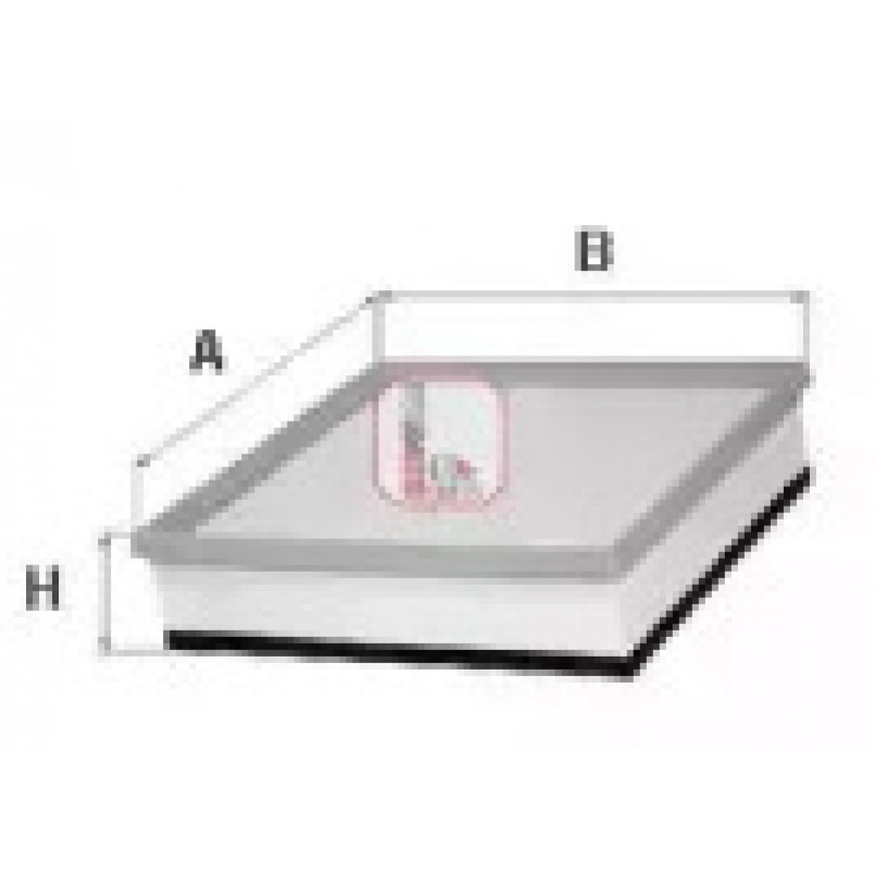 S 3647 A SOFIMA Фільтр повітря — фото товара