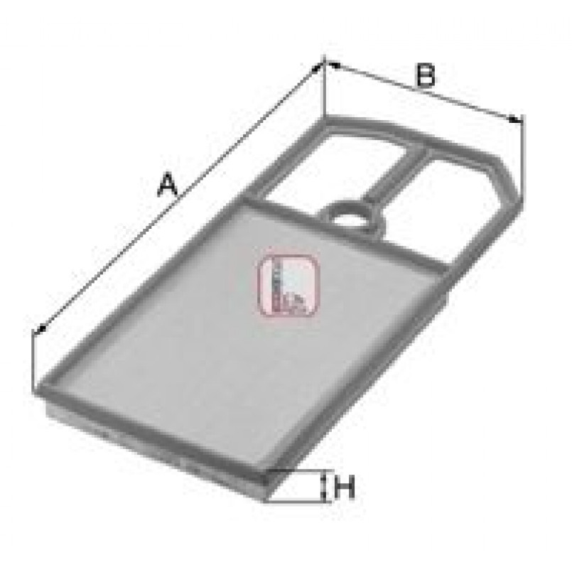 S 3820 A SOFIMA Фільтр повітря — фото товара