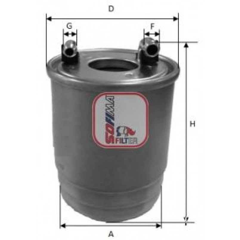 S 4112 NR SOFIMA Фільтр палива — фото товара