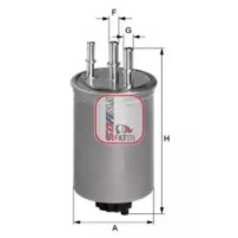 S 4115 NR SOFIMA Фільтр палива — фото товара